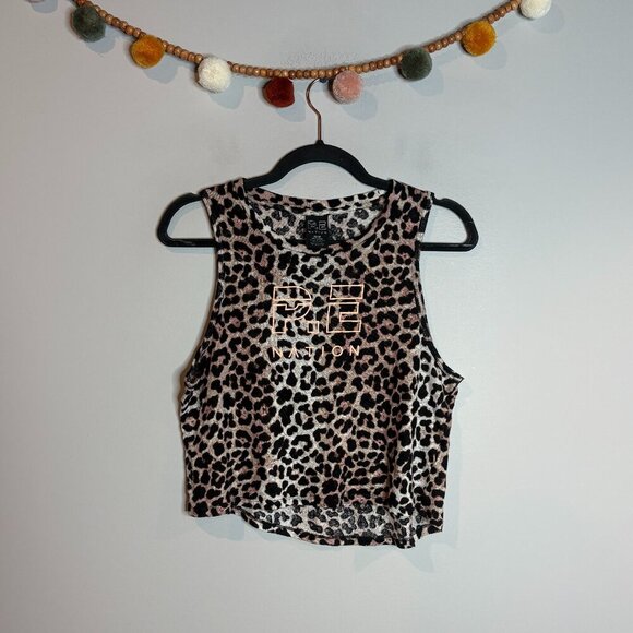 P.E. Nation Bar Down Tank Linen Leopard print - Picture 2 of 6
